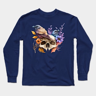 The Skull Birds Long Sleeve T-Shirt